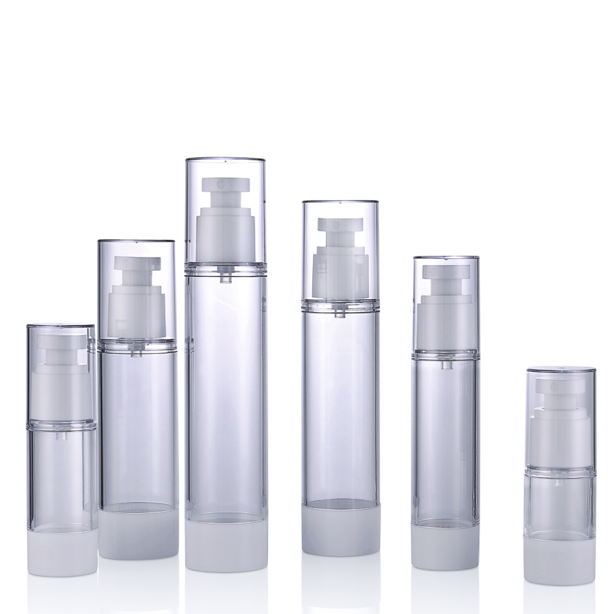 80ml 100ml Vacuum Mists Airless S15ml 30ml 50ml 80ml 100ml 120ml Pray Pam Botol Petg telus untuk krim penjagaan kulit l02