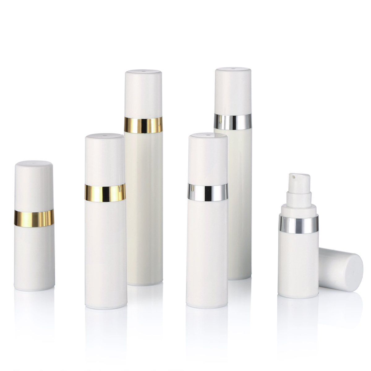 15ml 30ml 50ml Plastik PP Penjagaan Kulit Tanpa Kulit Losyen Botol L16 L16