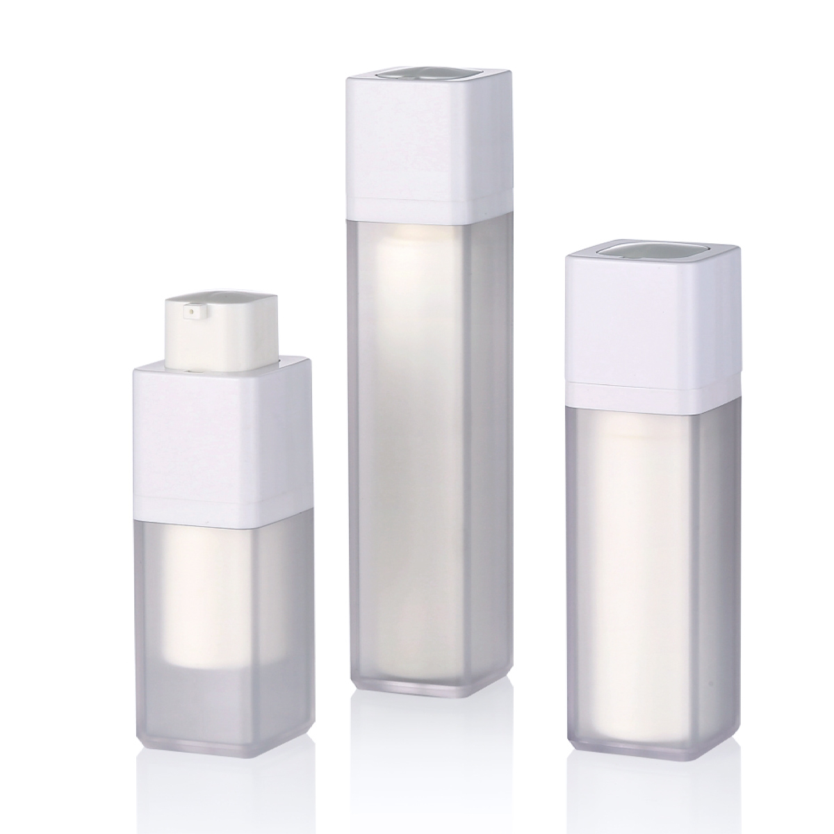 15ml 30ml 50ml vakum vakum frosted dalaman putih berputar botol botol dua kali ganda dinding losyen losyen krim kosmetik mata lose losmetik l21