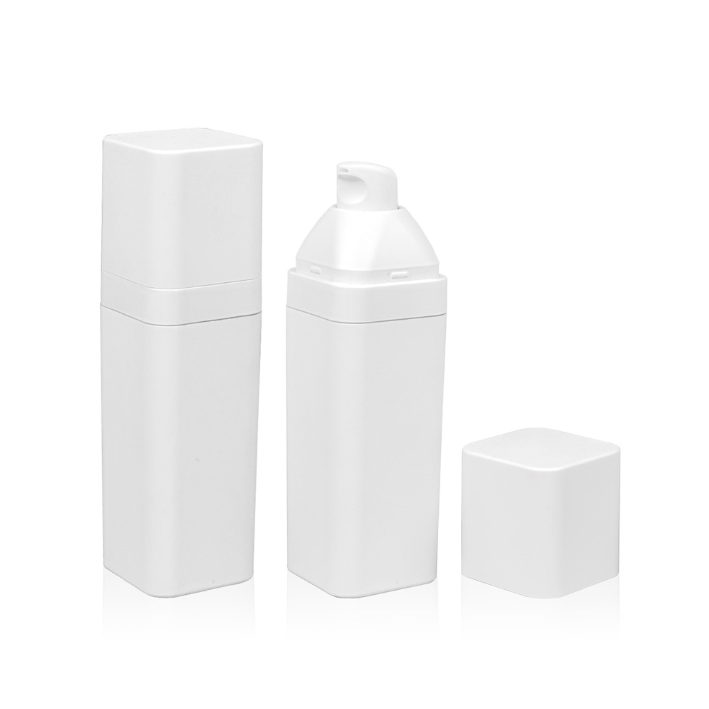 24ml pp botol tanpa udara plastik pembungkusan kosmetik losyen botol l19