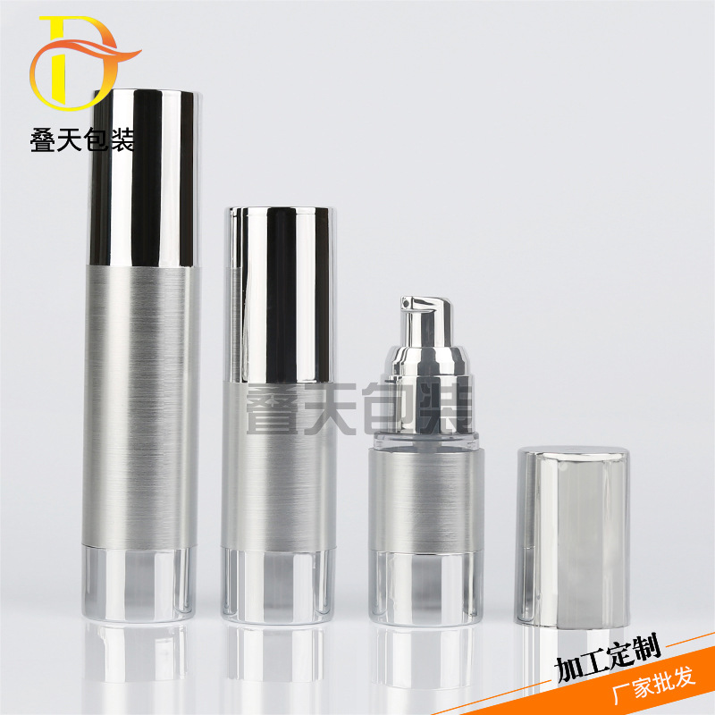 Split Botol Cecair Yayasan Tekan Botol Lotion 15 30 50ml Botol Vakum Sampel Perjalanan