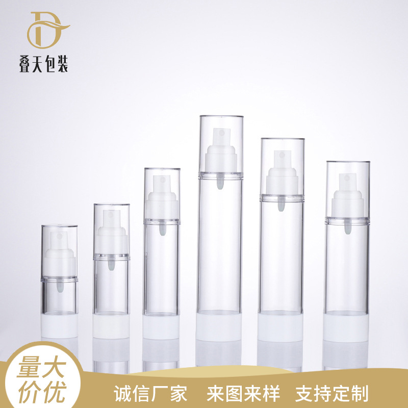 15/30/30/50/80/100/120ml botol plastik Perjalanan kosmetik sub botol botol botol botol vakum