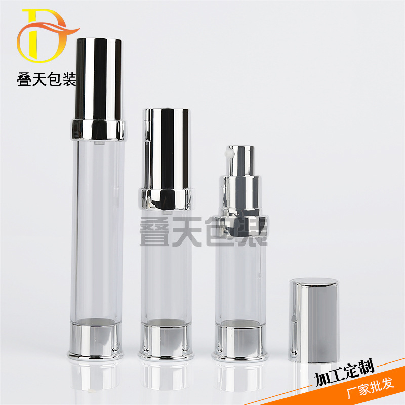 Botol Vakum Botol Kosmetik Botol Kosmetik Telus 15 20 30ml Botol Yayasan Cecair Portable Perjalanan