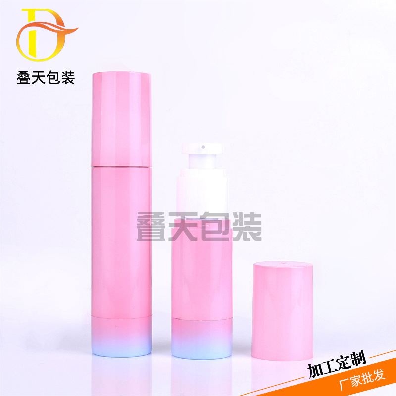 Pengilang membekalkan sejumlah besar kosmetik untuk pembotolan botol sebotol 50ml botol losyen 50ml botol merah jambu