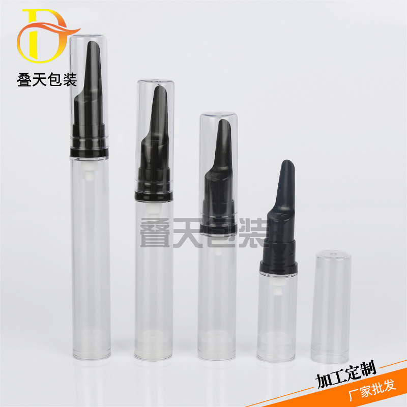 5ml 10ml 12ml 15ml vakum tekan losyen botol mata krim sub botol botol mata krim